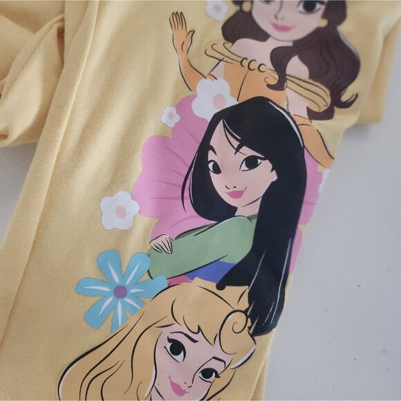 7 Disney Princess Yellow Leggings - Picture 2 of 3